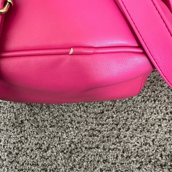 JUICY COUTURE Hot Pink Sherpa Backpack Logo Lining R $150 main image 11